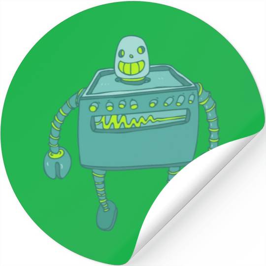 45 robot 50 png vectorstock 4842445 Stickers