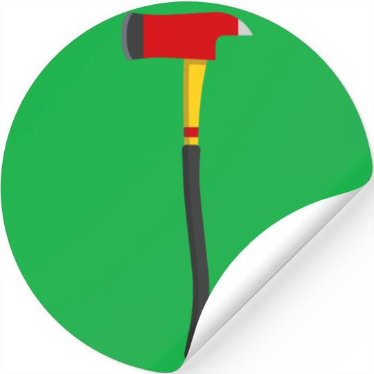firefighter axe Stickers