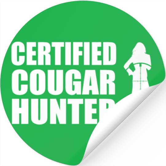 Hunter - Certified Cougar Hunter Stickers
