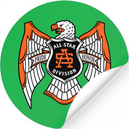 hawk crest mma Stickers