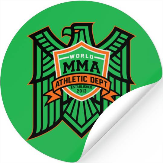 hawk crest mma Stickers