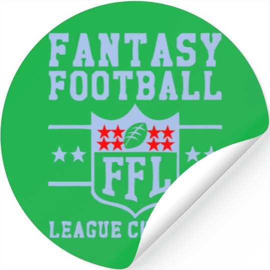 Fantasy Football Trophy League Championship FFL Stickers