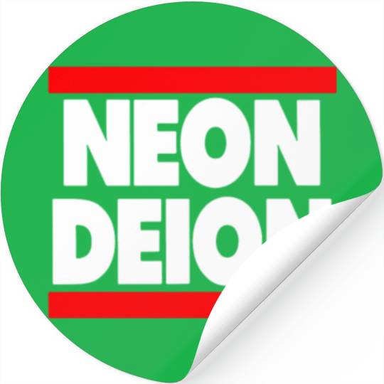 Neon Deion Sanders Primetime Atlanta Sf Stickers