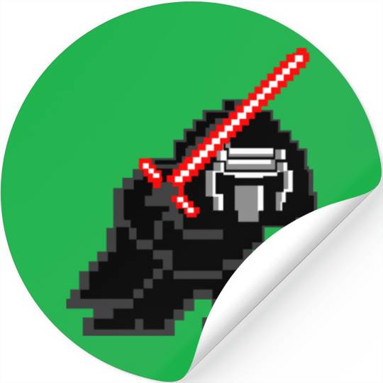 8-bit Kylo Ren Stickers