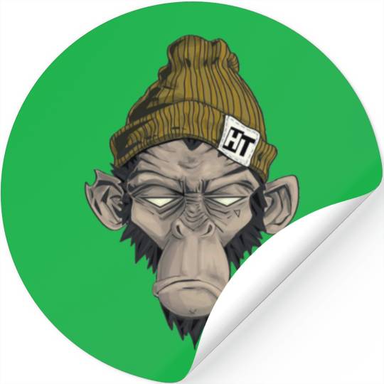 Zombie Monkey Stickers
