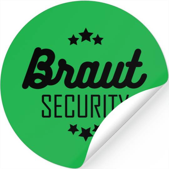 Bride security Stickers