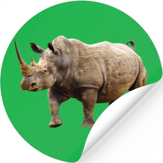 rhinoceros hippo nashorn1 Stickers