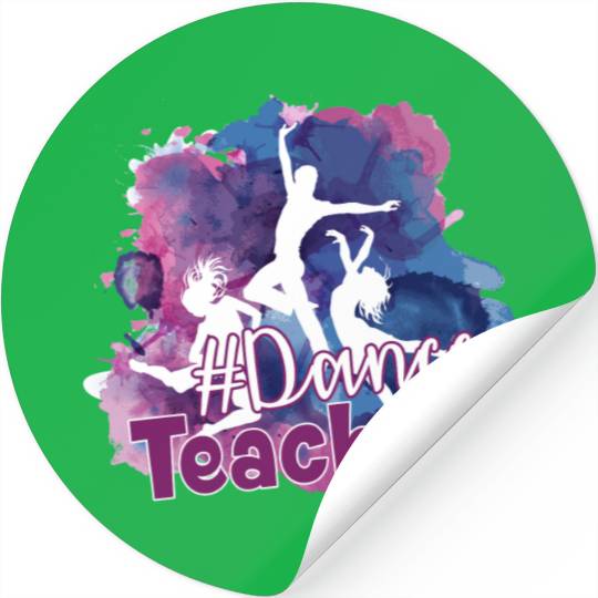 Dance Teacher Hashtag Stickers