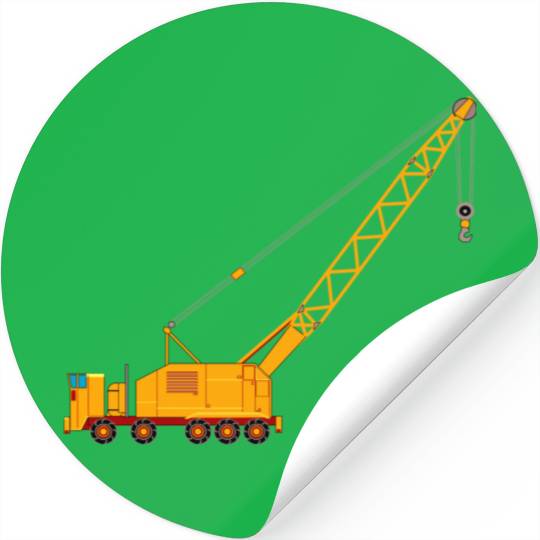 building construction worker crane house127 Stickers