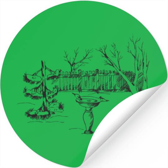 Winter scene Stickers