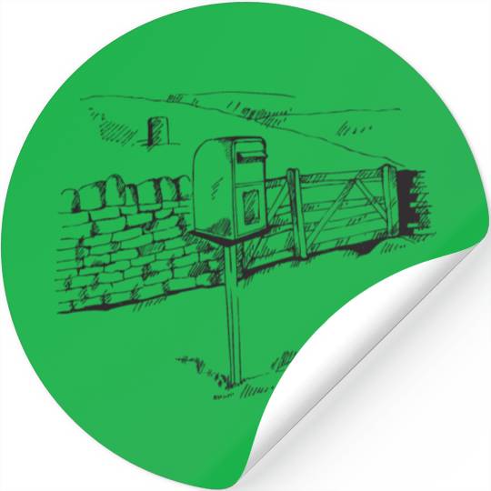 Field in winter Stickers