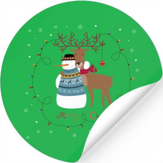 Snowman Stickers
