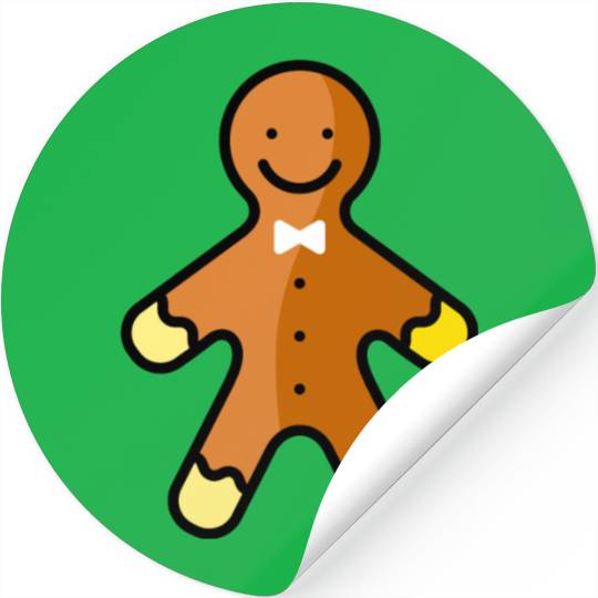 Gingerbread man Stickers