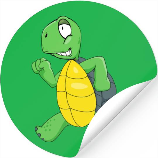 running turtle Stickers