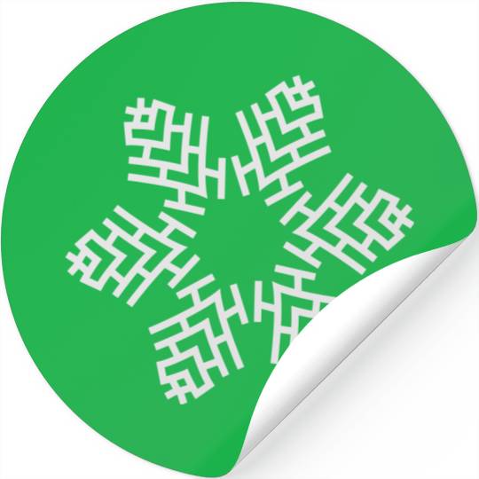 Snowflake 2 freexmas17mnr Stickers
