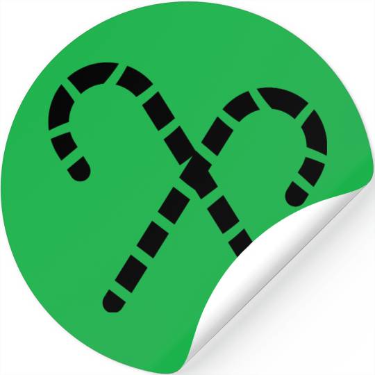 candy canes Stickers
