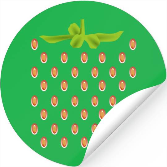 strawberry kids costume for halloween Stickers