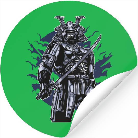 samurai robot Stickers
