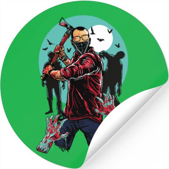 zombie killer Stickers