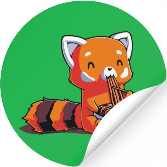 Red Panda Express Stickers