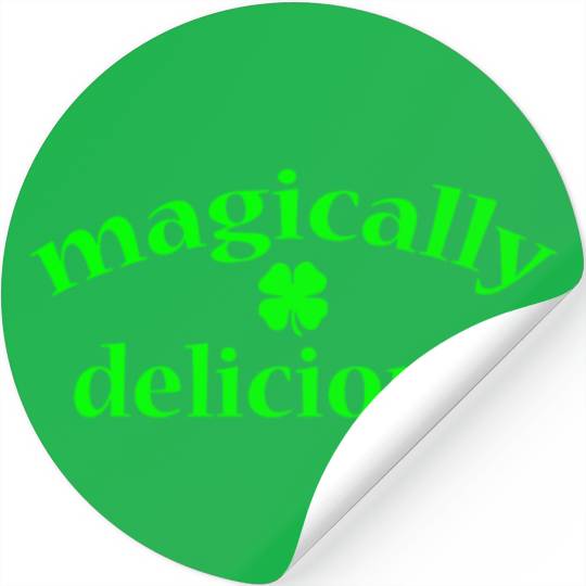 magically delicious Irish Stickers