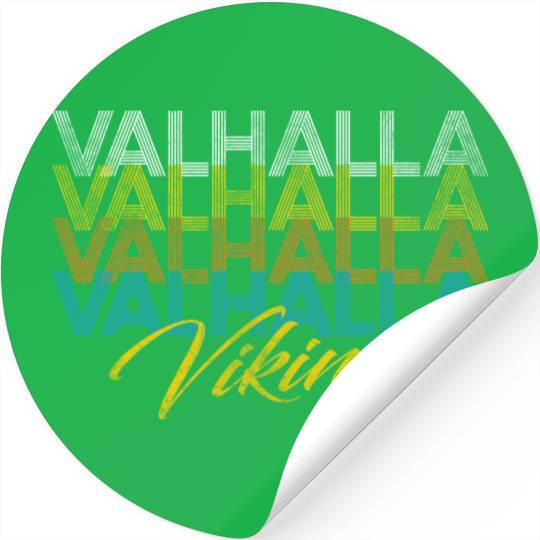 Valhalla Viking Vikings Stickers