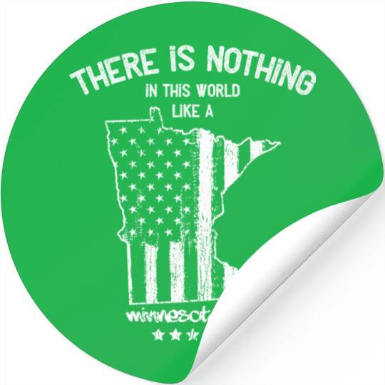 USA: Nothing In Like A Minnesota State Girl Gift Stickers