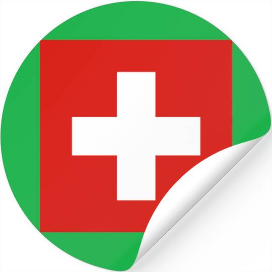flag switzerland Stickers