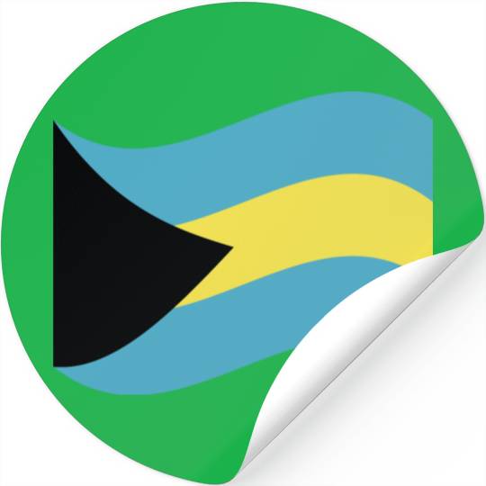 flag bahamas Stickers