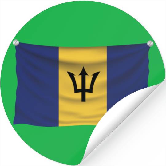 flag barbados Stickers