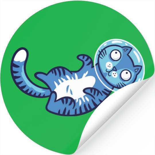 Space cat Stickers