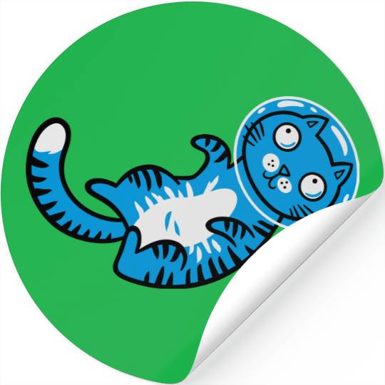 Space cat Stickers