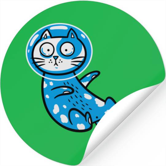 Space cat Stickers