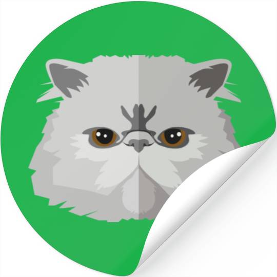 Cat face Stickers