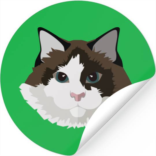 Cat face Stickers
