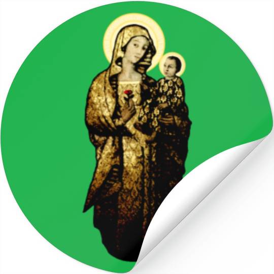 Our Virgin Mother (and Son) Stickers