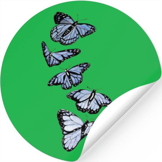 Array of Butterflies Stickers