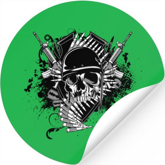 War skull Stickers