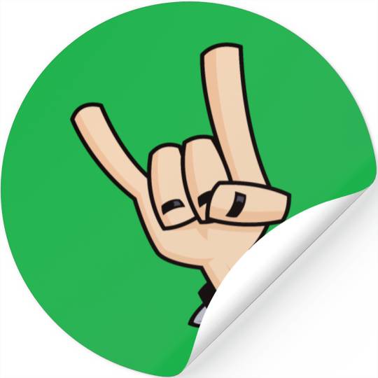 Devil Horns Stickers