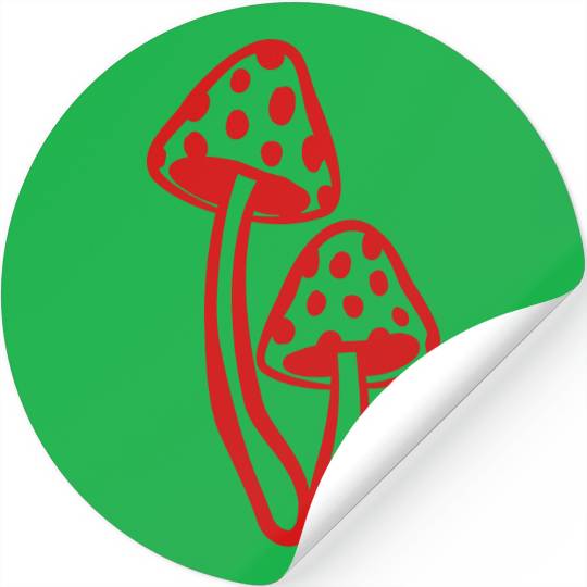 Mushrooms Stickers