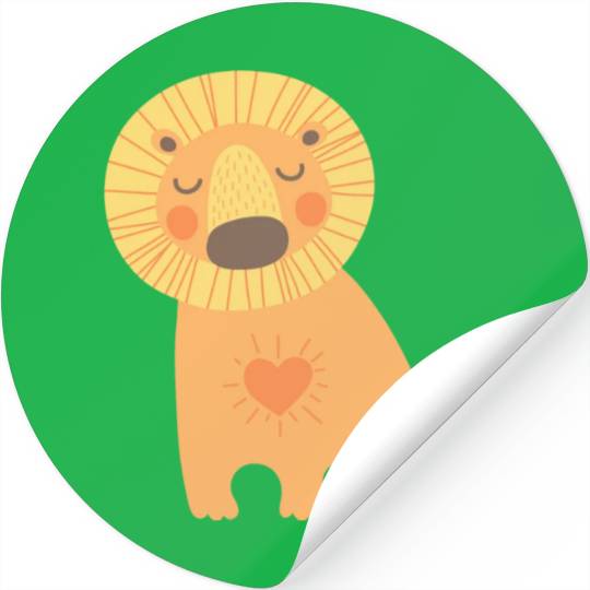 Lion daddy Stickers