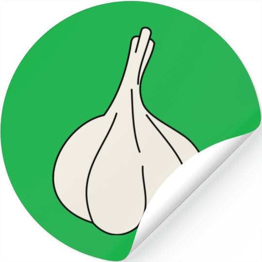 garlic knoblauch veggie vegetable gemuese2 Stickers