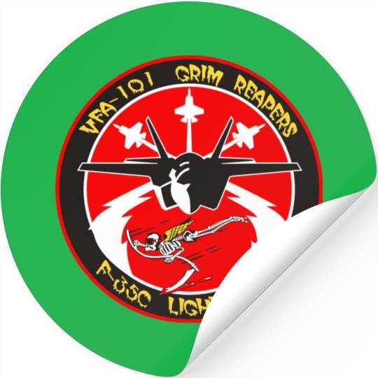 F-35 Lightning II VFA-101 Grim Reapers Stickers