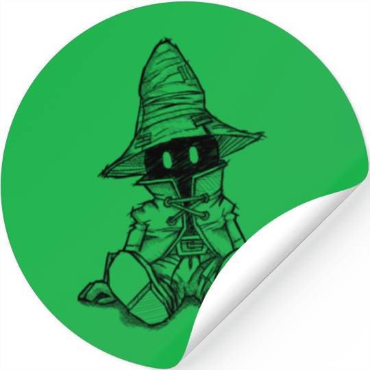 Vivi drawing from Final Fantasy IX Stickers