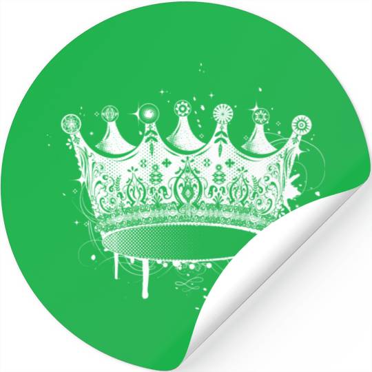 Crown in graffiti style Stickers