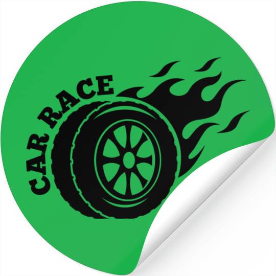 Car race logo Stickers