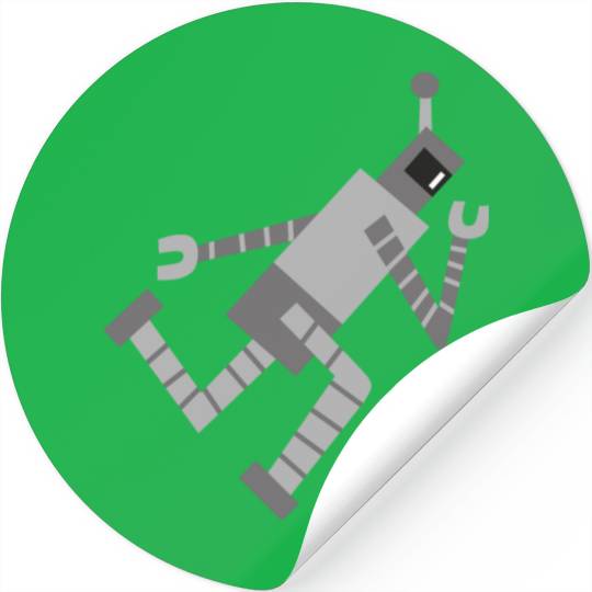 robot dancing Stickers