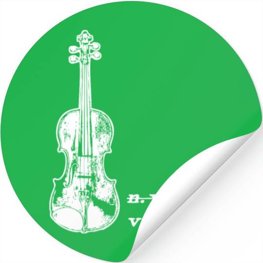 Fiddle Not Violin - Fiddler Gift, Violinist Gift Stickers