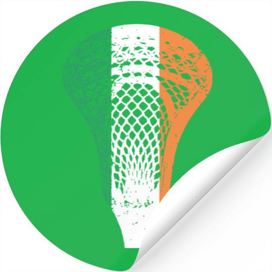 Irish Lacrosse Premium Ireland Flag Lax Sister T S Stickers