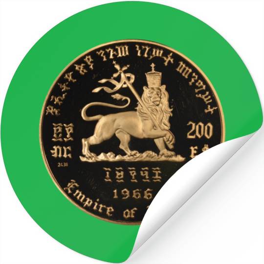 Lion of Judah - Empire of Ethiopia Haile Selassie Stickers